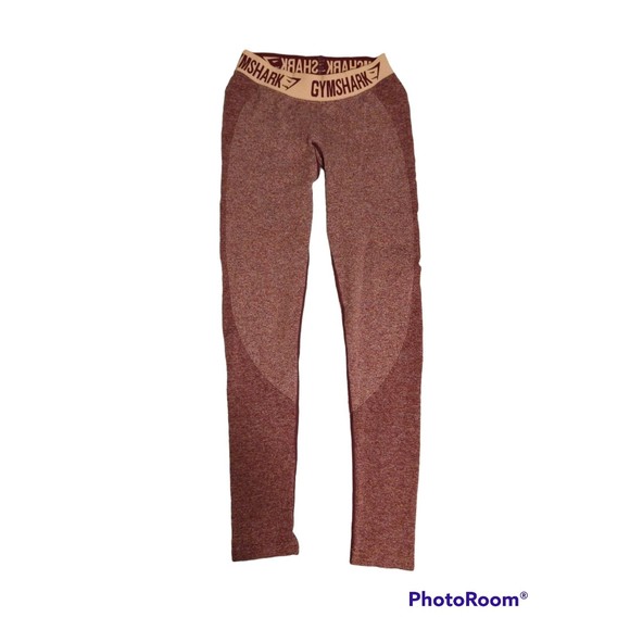 Gymshark Flex small burgundy leggings - Picture 1 of 6
